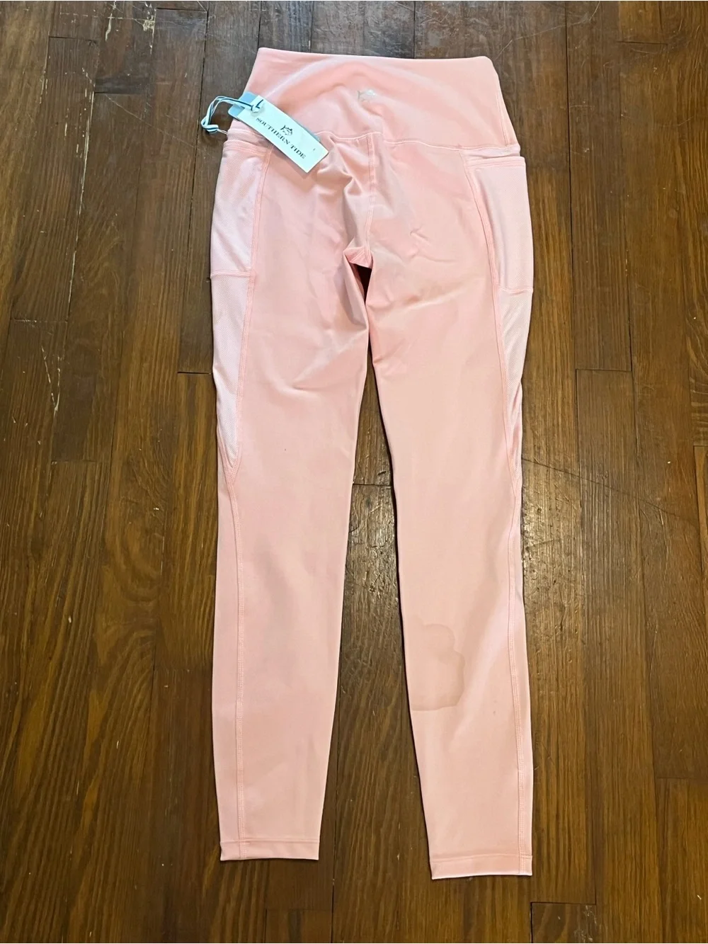 Southern Tide Women’s Quartz Pink Velana High-Waist Leggings with Pockets NWT